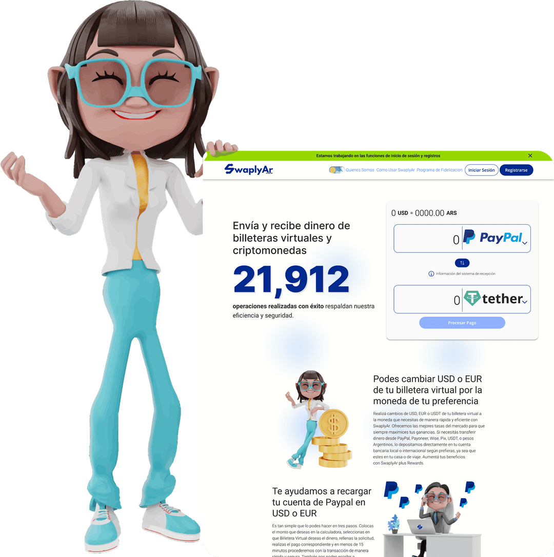 Paso 1: Selecciona la billetera y el monto